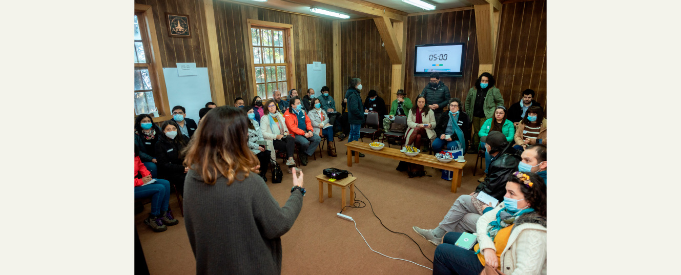 presentación a un grupo de personas